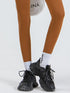 'Iluka' Wide Waistband Leggings - Celes Fashion